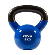 RING Kettlebell 6kg metal+vinyl RX DB2174-6 blue