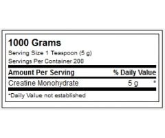 Creatine Monohydrate, 1kg UN
