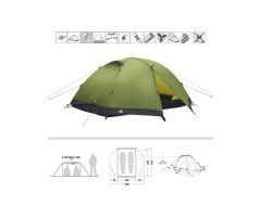 Šator za kampovanje za dve osobe - ROBENS 